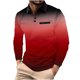 thumbnail image 1 of Blusa y camisa de manga larga con cuello vuelto para hombre, camisa deportiva de color liso con solapa y botones, blusa de poliéster de manga larga con solapa para hombre, 1 of 4