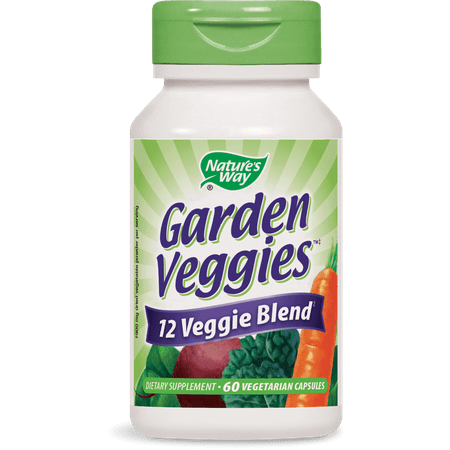 - Natures Way Garden Veggies 12 Veggie Blend 60 Ct