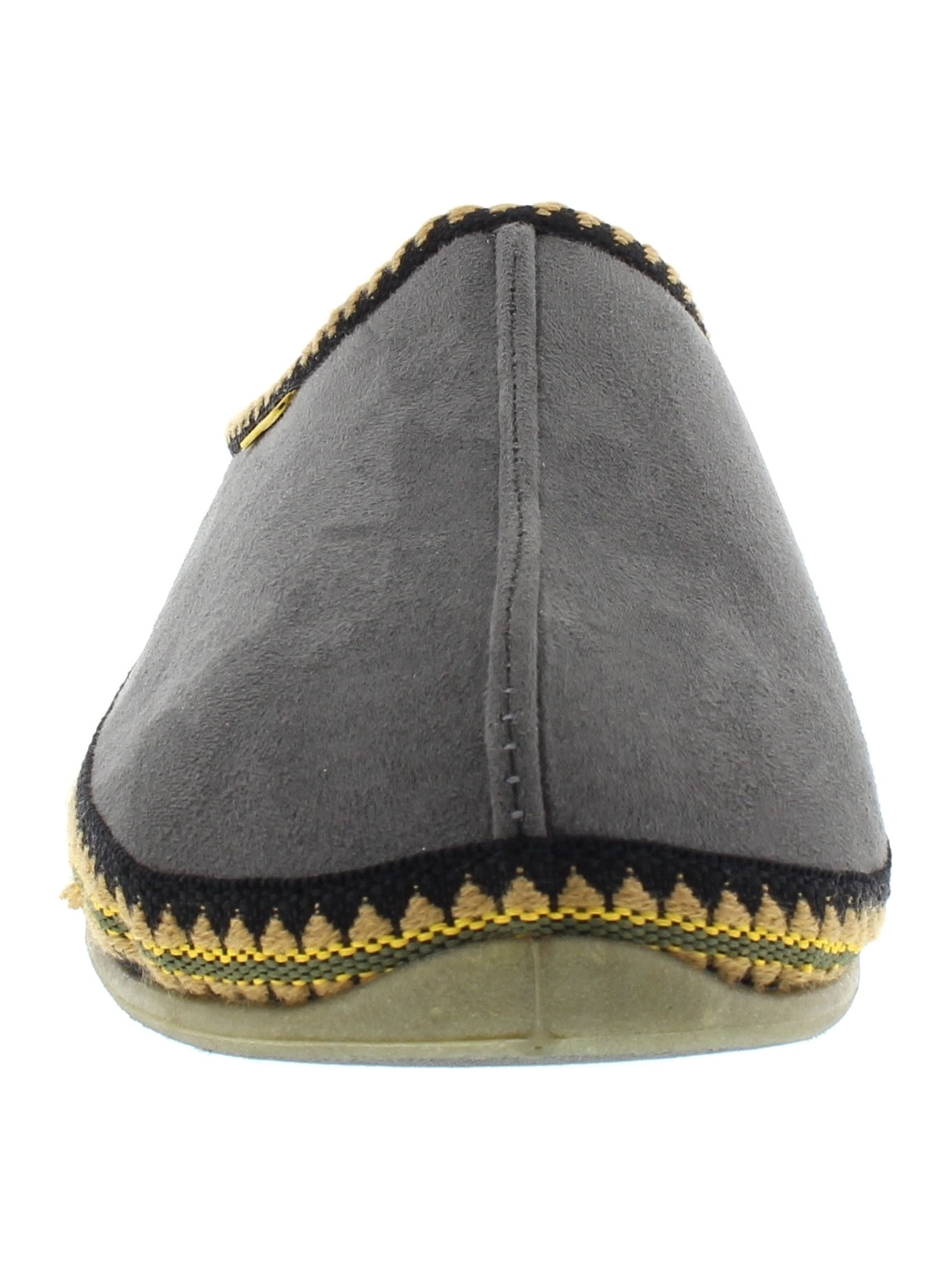 DEER STAGS SLIPPEROOZ Mens Black Herringbone Padded Wherever Round Toe Slip On Slippers Shoes 13 M