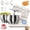 Almond Cream, variant on Stand Mixer, 5.3QT Tilt-Head Kitchen Mixer with Stainless Steel Bowl, 10 Speeds, Dough Hook, Beater & Whisk for Bread Dough, Cakes & Cookies
