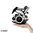 thumbnail image 4 of C-CRAFT Hummingbird Metal Modern Desk Clock 10 inch for Home Office Living Room Decor, 4 of 4