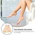 thumbnail image 4 of ADDHAT Comfortable Cotton Toe Separator Socks, 1 Pair, Breathable and Easy to Wear for Foot Care and, 4 of 8