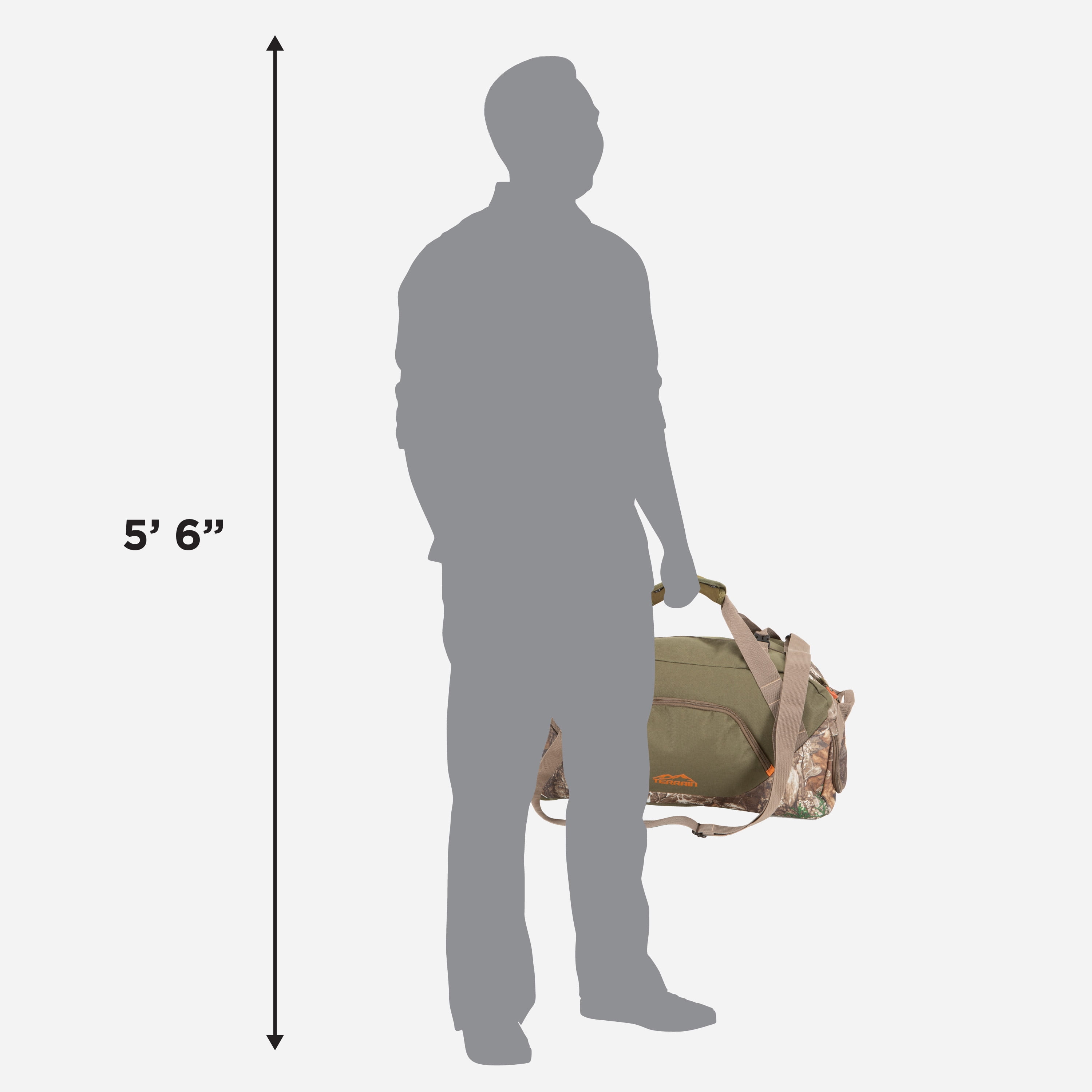 Allen Company Terrain™ Basin Duffel Bag, Small, Olive & Realtree Edge®