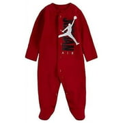 Haddad - Jordan Button Baby Footie Jumpmen - Red