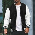 thumbnail image 5 of WUWUQF Varsity Jacket Men, Men's Varsity Baseball Jacket Casual Boys College Lightweight Jacket Coat, 5 of 9
