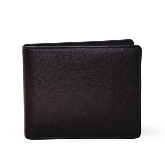 Zen natural- Men’s Slim Leather Bifold Wallet with Coin Pocket, Card Slots & Cash Pocket – Brown