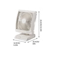 thumbnail image 3 of ICQOVD Desktop Fan Smart Wall Mounted Fan Motion Sensor Temperature Control Fan Portable Fan for Summer Outdoor Work Use, 3 of 8