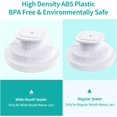 thumbnail image 2 of Jar Sealer and Accessory Hose Compatible with FoodSaver Vacuum Sealer, Sealer Kit for Wide-Mouth & Regular-Mouth Mason-type jars (with a Manual Vacuum Pump), 2 of 7