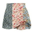 thumbnail image 3 of Faldas de Verano para las Mujeres Impresión Hoja Plisado Tenis Atlético Elástico Pantalones Cortos, Falso Dos Piezas Pantalones Falda para Diario, 3 of 6