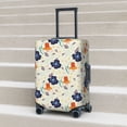 thumbnail image 5 of Uemuo Flower Leaves Printed Washable Luggage Cover - Fashion Suitcase Protector Fits 18-32 Inch Luggage -X-Large, 5 of 9