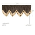 thumbnail image 2 of VHC Brands Kettle Grove Star Valance 20x72 Country Curtain, Creme, 2 of 10