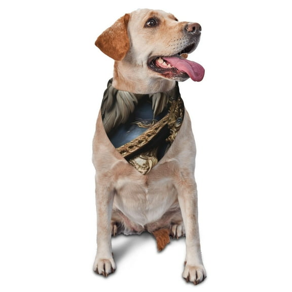 Xecao Noble Style Bald Eagle for Pet Bandana - A Stylish Triangle Accessory for Small to Large Dogs, Puppies, and Cats