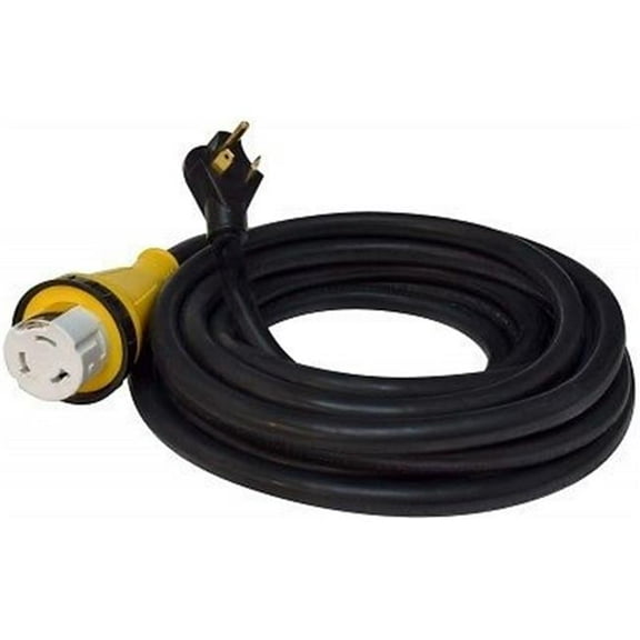 36 ft. 50A Detachable Power Cord - Black - 36 ft.