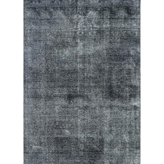 Ahgly Company Indoor Rectangle Mid-Century Modern Light Slate Gray Area Rugs, 3' x 5'