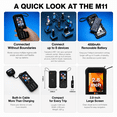 thumbnail image 2 of AGM M11 Unlocked Rugged 4G Feature Phone | Cloud Phone & Global Data SIM Ready, IP68/IP69K/MIL-STD-810H, Mobile Hotspot, 225g Ultra-Portable, FM Radio, 128GB Expandable, Reverse Charging, 2 of 14