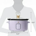 thumbnail image 6 of Beautiful 4Qt Slow Cooker with Touch-Activated Display, Lavender by Drew Barrymore, 6 of 9