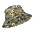 thumbnail image 2 of Kdxio Reflective Bucket Hat - Hawaiian Style Print Bucket Hat for Men,Women, 2 of 9