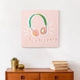 thumbnail image 4 of Creative Products Blush Headphones 16x16 Canvas Wall Art, 4 of 5