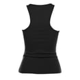 thumbnail image 4 of MIASHUI Women's Slim Vest Solid Color Sleeveless Basic Tank Tops,Black,L, 4 of 5
