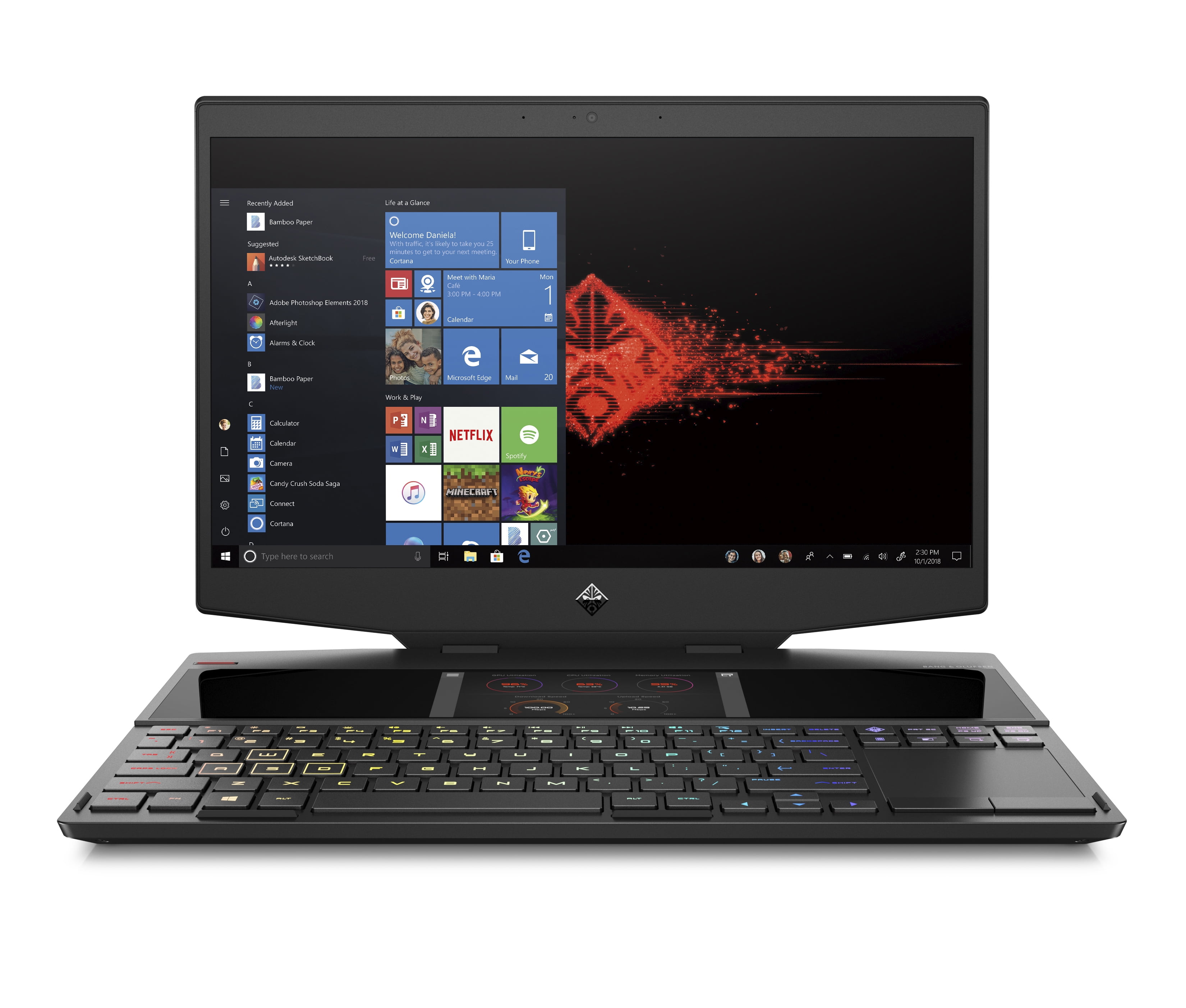 HP Omen X 2S 15-DG0020NR Laptop, 15.6'', Intel Core i7-9750H, NVIDIA GeForce RTX 2080 with Max-Q design, 1TB SSD Storage, 16GB RAM, 15-DG0020NR