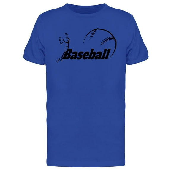 Black And White Baseball T-Shirt Men -Image by Shutterstock, Male XX-Large