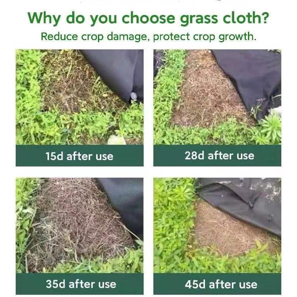 20PCs Expert Weed Barrier Fabric Water Pervious Gardening Mat Protects Bushes From Bushes Permanent Nonwoven Substance