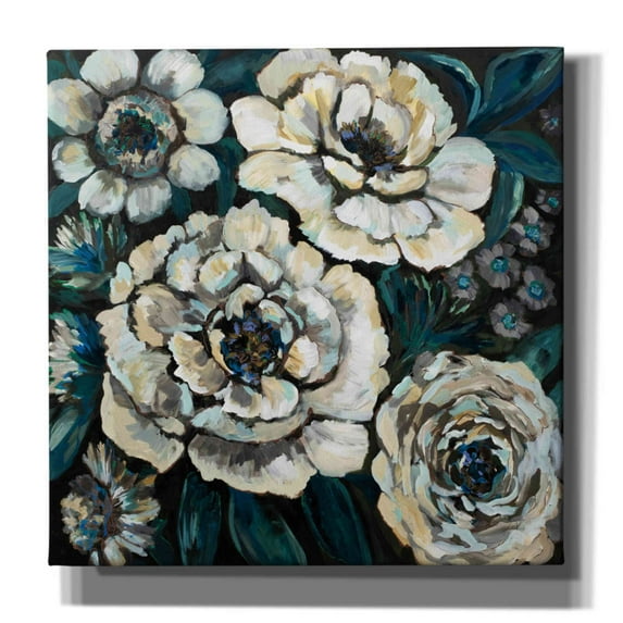 Epic Graffiti 'Midnight' by Jeanette Vertentes, Canvas Wall Art, 26"x26"