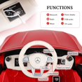 thumbnail image 5 of 2 Seater Kids Ride On Car, Mercedes-Maybach S650 Electric Car for Kids, Power Vehicle with Remote Control, 3 Speeds, LED Lights, Music, Bluetooth, USB Port, Gift for Age 1-5 Years, K1378, 5 of 9