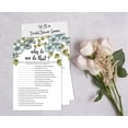thumbnail image 4 of Inkdotpot 50-PackFloralWhy Do We Do That Bridal Wedding ShowerGameBachelorette Party ActivityGameCards, 4 of 7