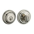 thumbnail image 2 of Baldwin SC.TRD.150.S Simple Cylindre Traditionnel Pêne Dormant Rond avec Smartkey&44; Nickel Satiné, 2 of 5