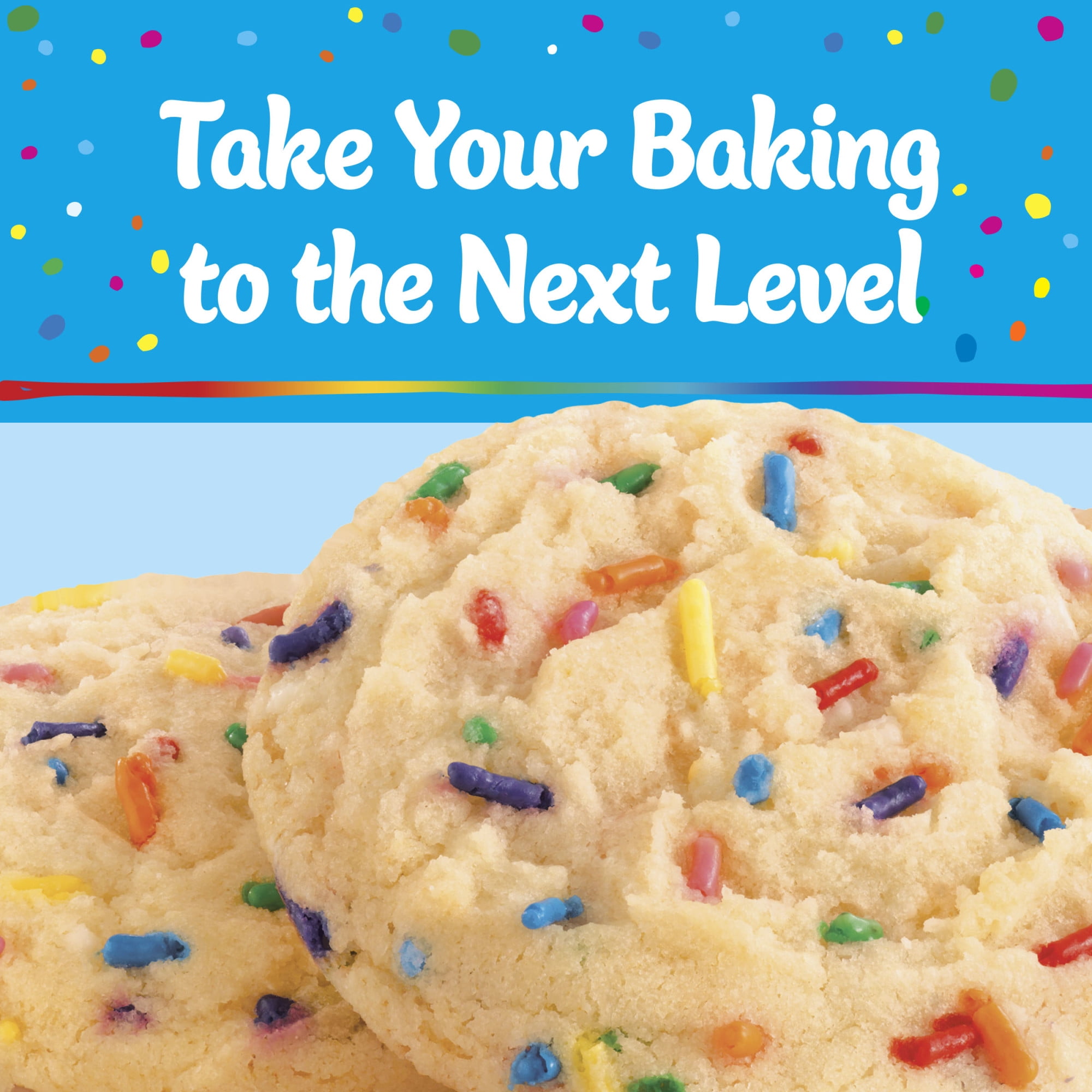 (6 pack) Pillsbury Funfetti Sugar Cookie Mix with Candy Bits, 16 oz Pouch