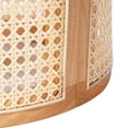 thumbnail image 5 of Christopher Knight Home Round Side Table, Wood Top with Rattan Base, Natural, 5 of 8