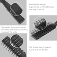 thumbnail image 4 of Men Hairbrush Plastic Head Massage Hair Styling Brush Slicked-back Scalp Massager Brush for Salon Home, 4 of 8