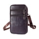 thumbnail image 4 of Bolsa para cinturón,Bolso de cuero artificial Bolso con cinturón Diseño ,Diseño vertical de cremallera de bolsa de cuero artificial,Bolsa para cinturón Resistente al desgaste, 4 of 9