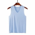 thumbnail image 2 of MSJUHEG Tank Tops Women's Halter Tops Tank Tops for Women Womens Tank Tops Loose Women's Cowl Neck Camisole Womens Ribbed Tank Top Womens Halter Tank Top Halter Top Light Blue M, 2 of 9