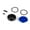 Blue, variant on 1set Aluminum Car Rear Wiper Delete Kit Block Off Plug Cap O-ring Seals For Honda For CR-V For Civic Automobile Crankcase