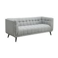 thumbnail image 4 of AC Pacific Mid-Century Modern Gray Living Room Loveseat, 4 of 7