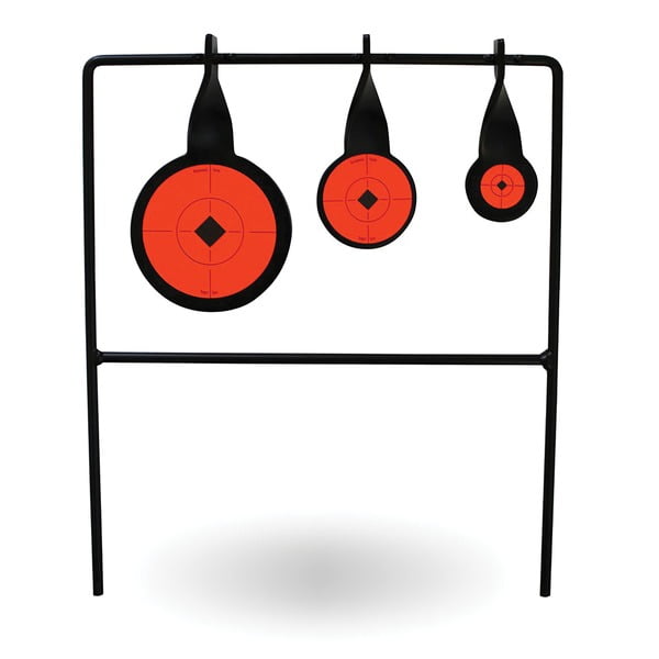 Spinning Metal Targets Shooting Hunting Range Ground Inserted Target Stand 