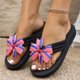 thumbnail image 1 of WILLBEST Sandalias Para Playa Mujer Bohemia Verano Mujer Bling Flor Sandalias Planas Playa Zapatos Casuales, 1 of 8