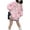 Pink, variant on Cute Cartoon Star Embroidery Zip Up Hoodie Women's Oversized Drawstring Pocket Pastel Layering Jacket 1PC M-XXL Plus Size Friendly