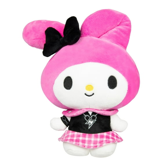 Hello Kitty and Friends Series 2, My Melody 8-inch Punks Plush - Officially Licensed Sanrio Product from Jazwares