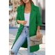 thumbnail image 3 of Blazer PRETTYGARDEN Mujer Manga Larga Solapas Bolsillos Verde Talle S, 3 of 8