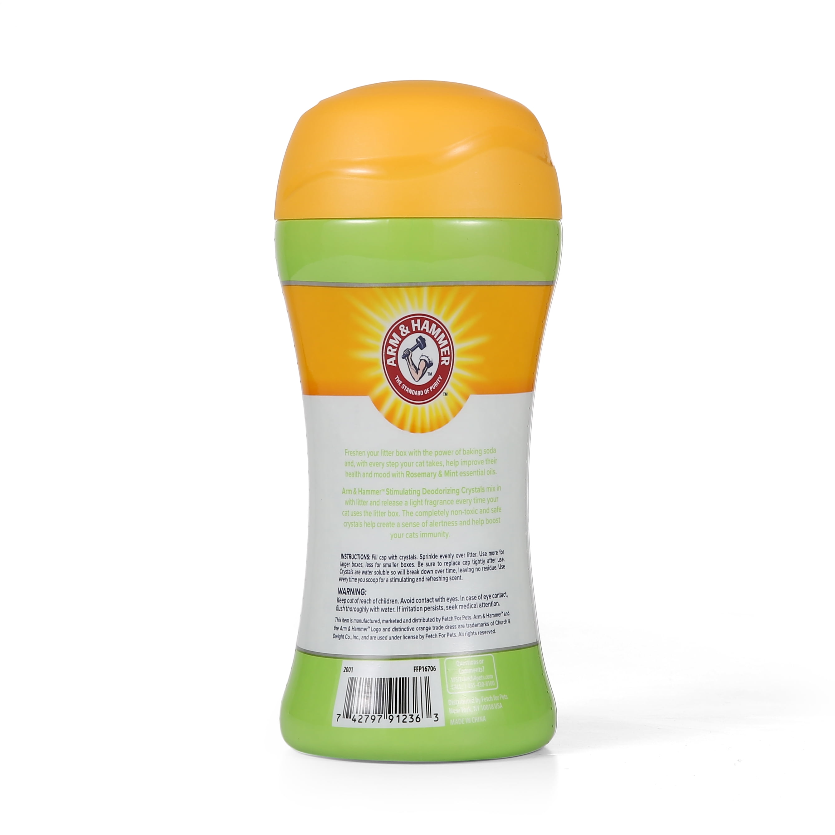 Arm & Hammer Deodorizing Cat Litter Crystals, Rosemary & Mint Scent 15 oz