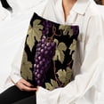 thumbnail image 6 of Grape Velvet Throw Pillow Covers Set of 2 - 16x16, 18x18, 20x20 Inches - Unique Patterns - Bed Pillow Inserts Included for Various Occasions, 6 of 6
