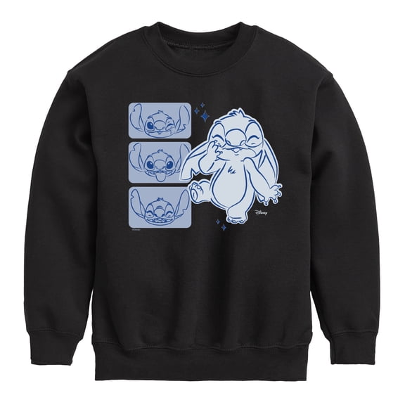 Disney - Lilo & Stitch Graphic Long Sleeve Fleece Sweatshirt