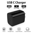thumbnail image 5 of Usb c block,USB C Wall Charger Block,3PACK AILKIN PD 20W USB C Wall Charger  Power Delivery Fast Charging for Android Type C Charger Block,Black, 5 of 7
