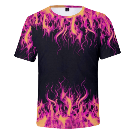 

MLFU Mens Kids Short Sleeve T-Shirt Loose Tops For Men Boys