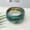 thumbnail image 2 of Resin Oval Wide Geometric Blooming Bracelet, 2 of 2