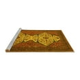 thumbnail image 2 of Ahgly Company Machine Washable Indoor Rectangle Abstract Yellow Modern Area Rugs, 6' x 9', 2 of 4