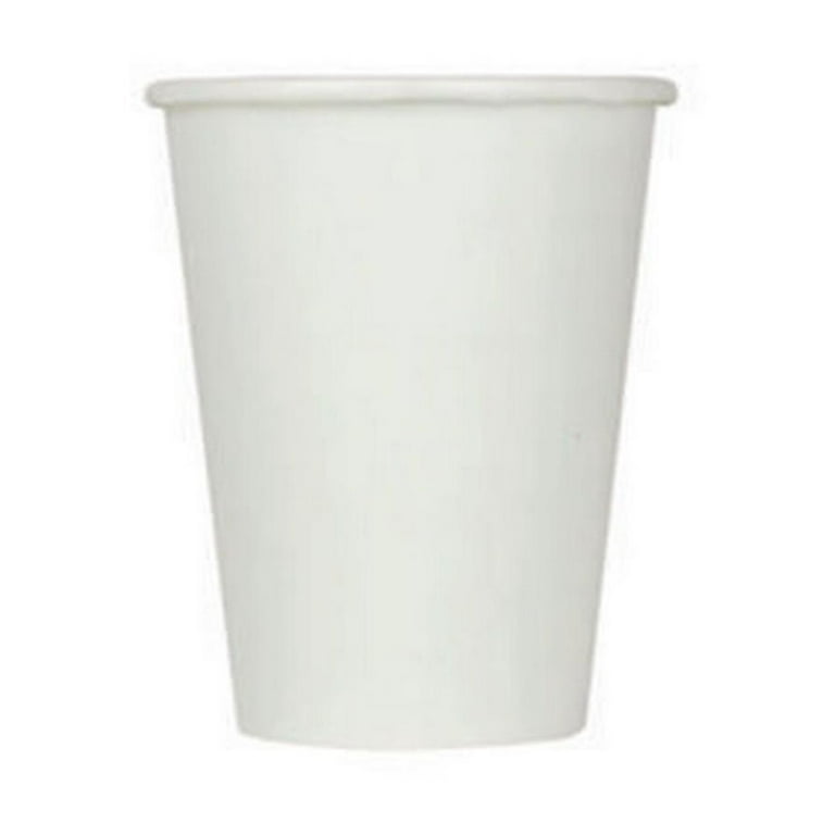 Double Poly Paper Cold Cups, 9 oz, White, 1,000/Carton